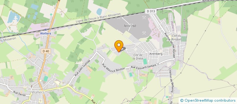 localisation de l'entreprise MONSIEUR YVES DELSAUX  WALLERS