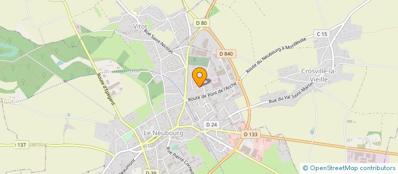 localisation de l'entreprise MONSIEUR YVES DEMOL à LE NEUBOURG