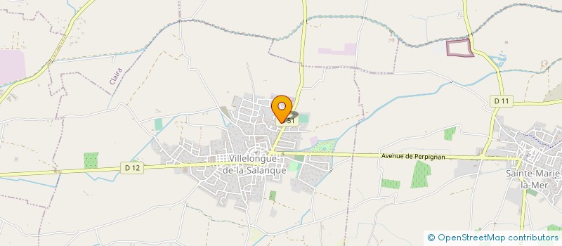 localisation de l'entreprise MONSIEUR YVES DENARNAUD  VILLELONGUE-DE-LA-SALANQUE