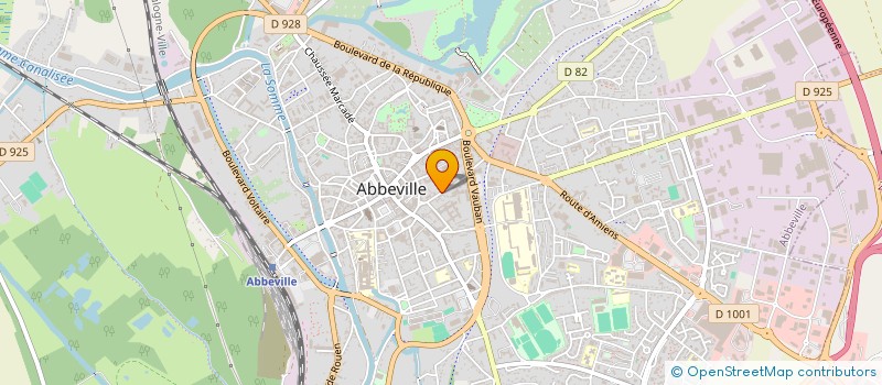 localisation de l'entreprise MONSIEUR YVES DENEUX à ABBEVILLE