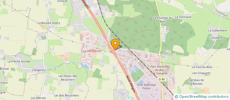 localisation de l'entreprise MONSIEUR YVES DENIS  VERN-SUR-SEICHE