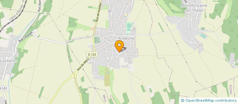 localisation de l'entreprise MONSIEUR YVES DENIS  ANDEVILLE