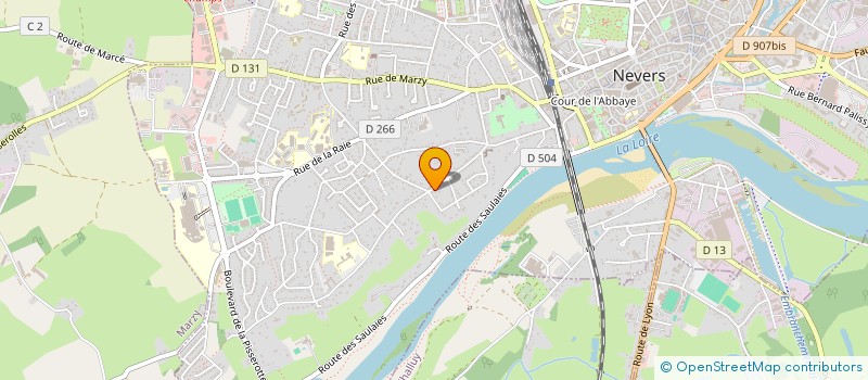 localisation de l'entreprise MONSIEUR YVES DERKAC à NEVERS