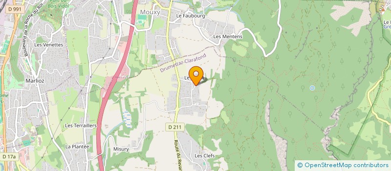 localisation de l'entreprise MONSIEUR YVES DESANGLE à DRUMETTAZ-CLARAFOND