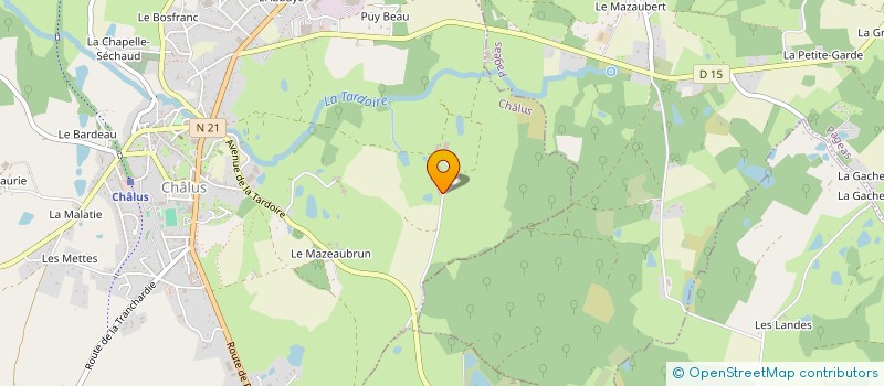 localisation de l'entreprise MONSIEUR YVES DESBORDES à LAVIGNAC