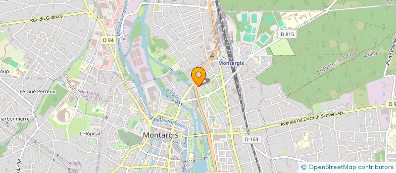 localisation de l'entreprise MONSIEUR YVES DESCHAMPS à MONTARGIS