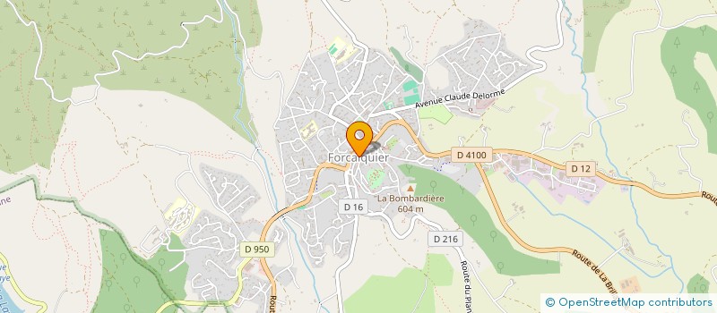 localisation de l'entreprise MONSIEUR YVES DESCHAMPS à FORCALQUIER