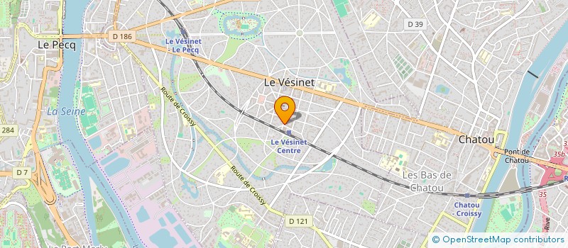 localisation de l'entreprise MONSIEUR YVES DESGRANGES  LE VESINET