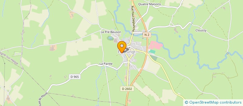 localisation de l'entreprise MONSIEUR YVES DESMET  ETRUNGT