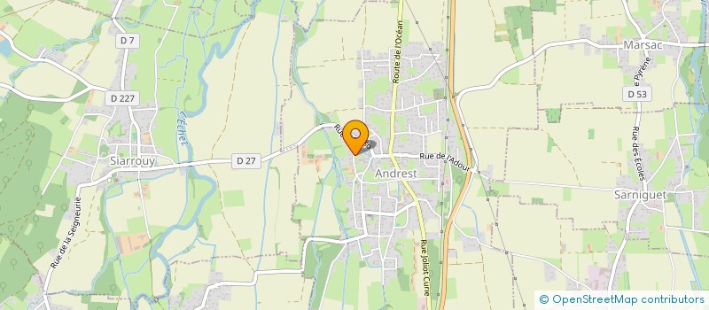 localisation de l'entreprise MONSIEUR YVES DESPAUX  ANDREST