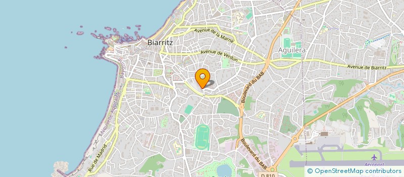 localisation de l'entreprise MONSIEUR YVES DESPLAT à BIARRITZ