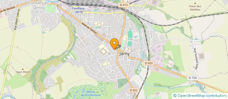 localisation de l'entreprise MONSIEUR YVES DETRE  JARNY