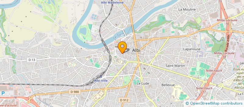 localisation de l'entreprise MONSIEUR YVES DEVOIR à ALBI