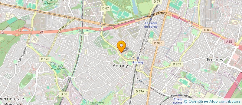 localisation de l'entreprise MONSIEUR YVES DEVOUASSOUX à ANTONY