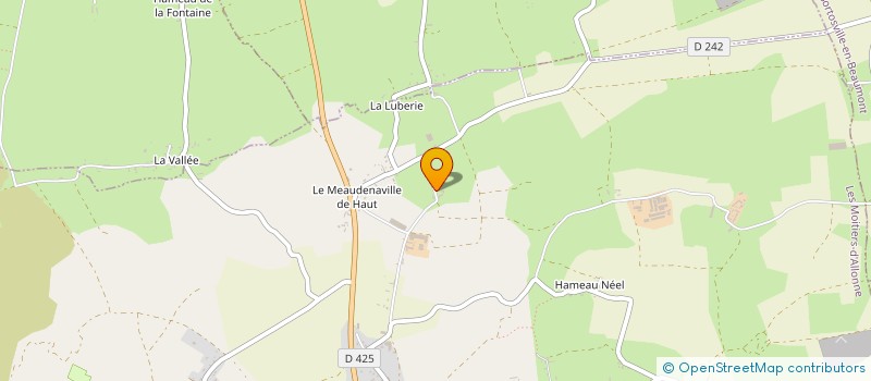 localisation de l'entreprise MONSIEUR YVES DEVOUGES à LES MOITIERS-D'ALLONNE