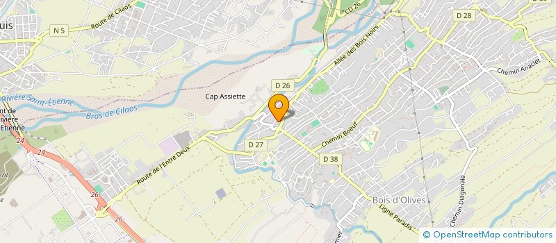 localisation de l'entreprise MONSIEUR YVES DIETRICH  SAINT-PIERRE