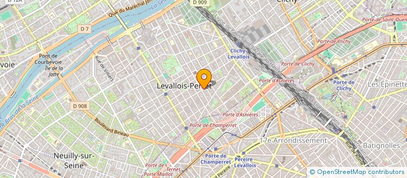 localisation de l'entreprise MONSIEUR YVES DJUDJU MASSA à LEVALLOIS-PERRET