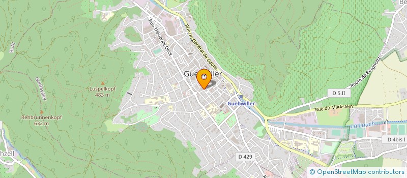 localisation de l'entreprise MONSIEUR YVES DOENLEN  LINTHAL