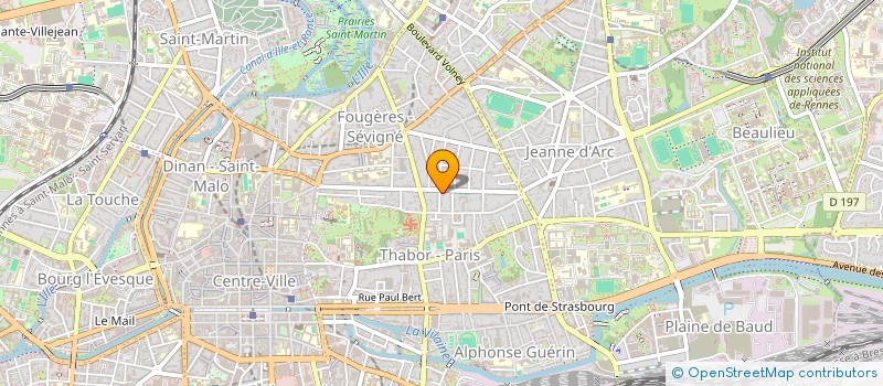 localisation de l'entreprise MONSIEUR YVES DORGERE à RENNES