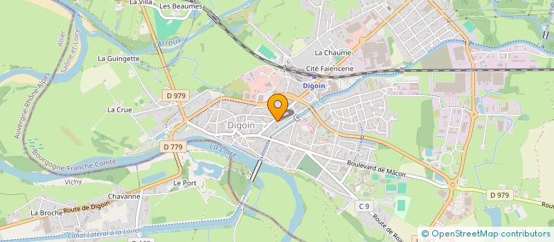 localisation de l'entreprise MONSIEUR YVES DOUAY  DIGOIN