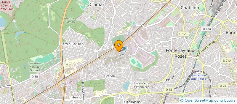 localisation de l'entreprise MONSIEUR YVES DOUBLET à CLAMART