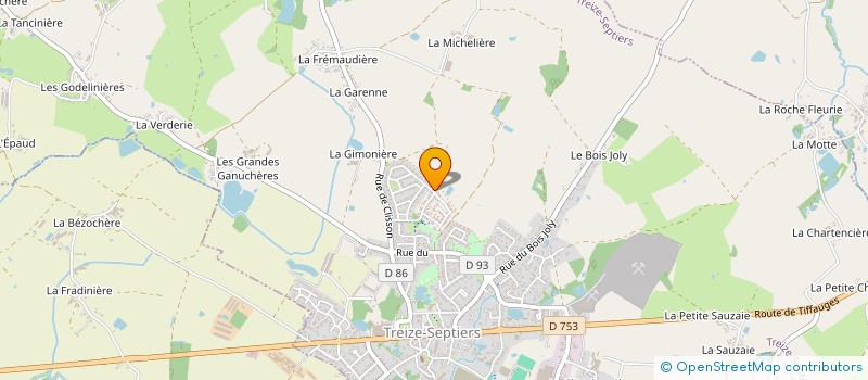 localisation de l'entreprise MONSIEUR YVES DOUILLARD à TREIZE-SEPTIERS