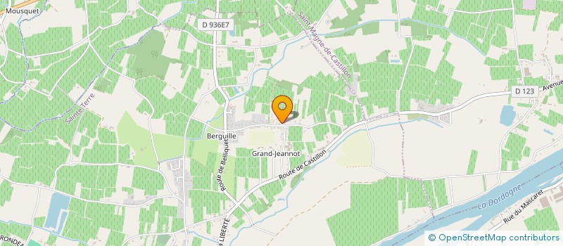 localisation de l'entreprise MONSIEUR YVES DOURNEY  SAINTE-TERRE