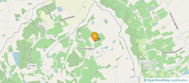 localisation de l'entreprise MONSIEUR YVES DOUSSAU  VIELLA