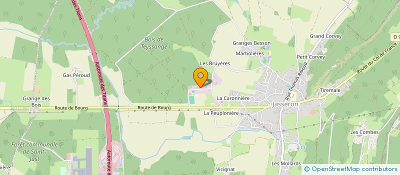 localisation de l'entreprise MONSIEUR YVES DREUMONT à CEYZERIAT