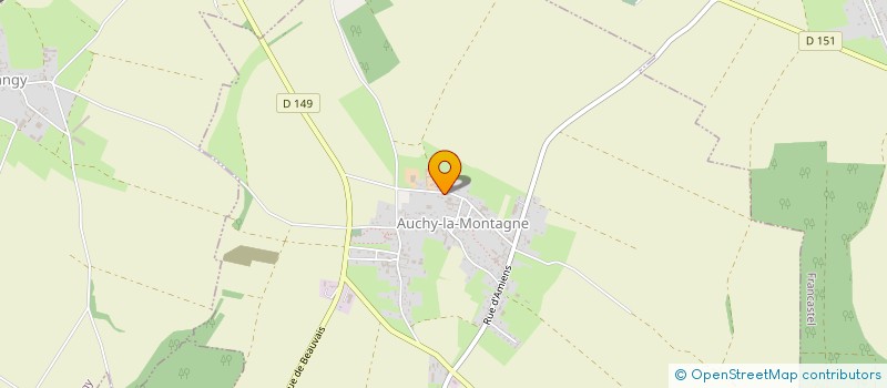 localisation de l'entreprise MONSIEUR YVES DREVELLE à AUCHY-LA-MONTAGNE