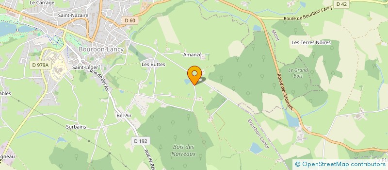 localisation de l'entreprise MONSIEUR YVES DRIGEARD  BOURBON-LANCY