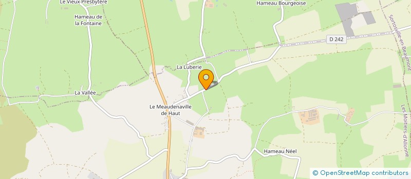 localisation de l'entreprise MONSIEUR YVES DROUET  LES MOITIERS-D'ALLONNE