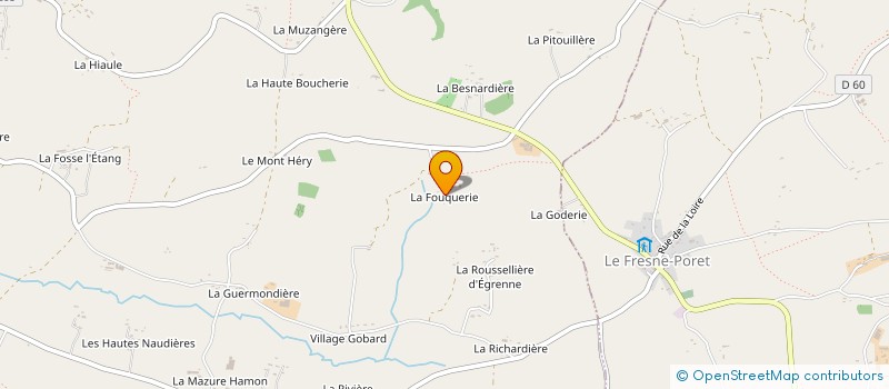 localisation de l'entreprise MONSIEUR YVES DUBOIS à SOURDEVAL