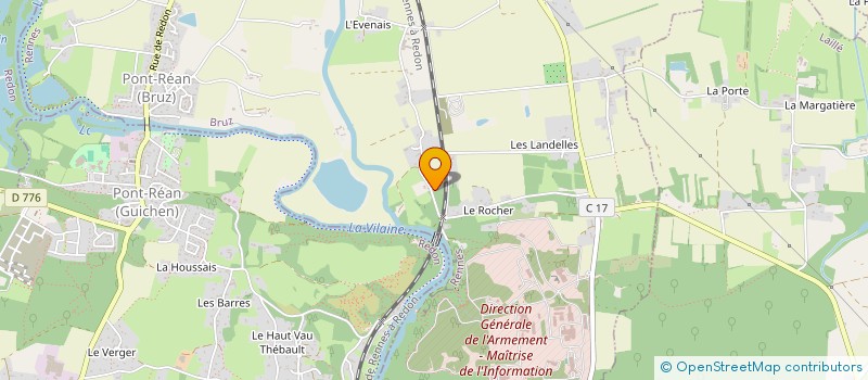 localisation de l'entreprise MONSIEUR YVES DUBOIS  BRUZ