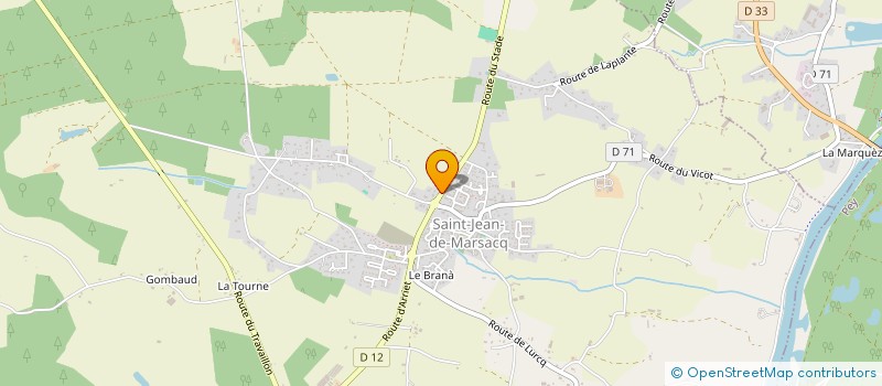 localisation de l'entreprise MONSIEUR YVES DUCOM  ST-JEAN-DE-MARSACQ