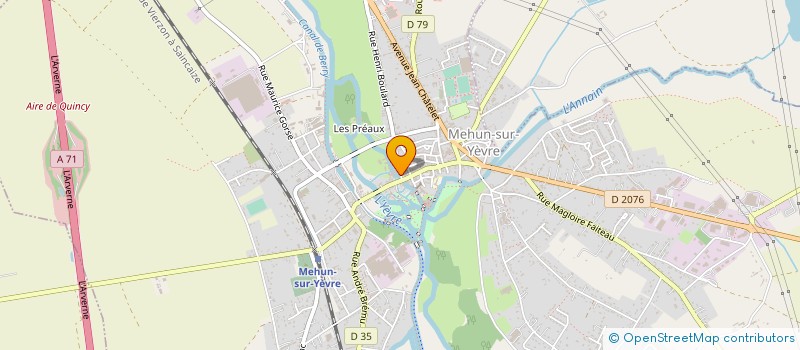 localisation de l'entreprise MONSIEUR YVES DUCOURTIOUX à MEHUN-SUR-YEVRE