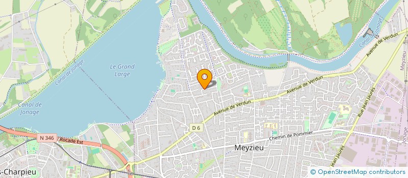 localisation de l'entreprise MONSIEUR YVES DUFOUR à MEYZIEU