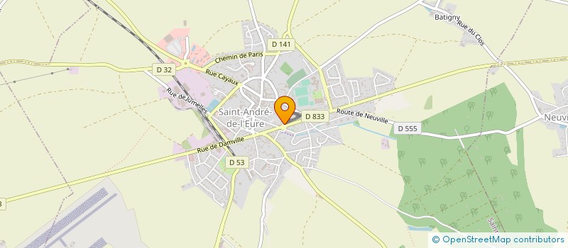 localisation de l'entreprise MONSIEUR YVES DUHAMEL  PREY