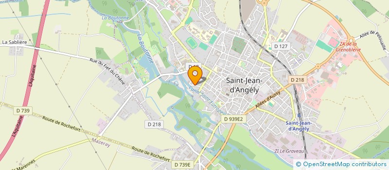 localisation de l'entreprise MONSIEUR YVES DULAC à SAINT-JEAN-D'ANGELY