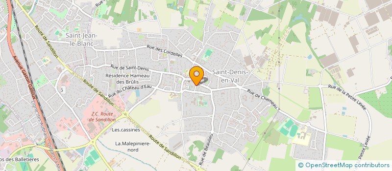 localisation de l'entreprise MONSIEUR YVES DUMAY à SAINT-DENIS-EN-VAL