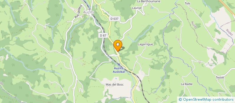 localisation de l'entreprise MONSIEUR YVES DUMOULIN à AUZITS
