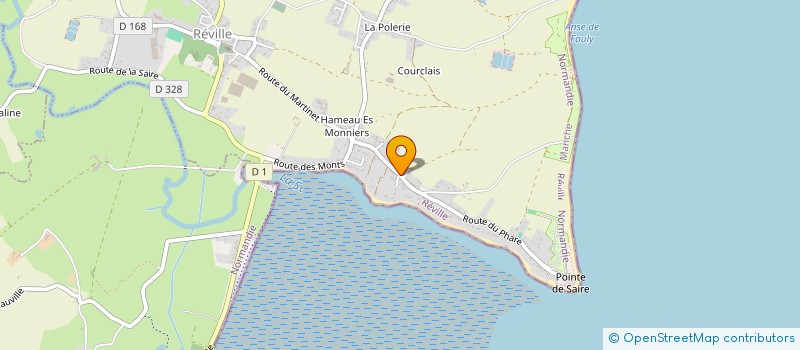 localisation de l'entreprise MONSIEUR YVES DUPAQUIER  REVILLE