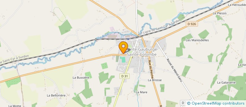 localisation de l'entreprise MONSIEUR YVES DUPOIRIER à SAINTE-GAUBURGE-SAINTE-COLOMBE