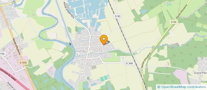 localisation de l'entreprise MONSIEUR YVES DUPONT  GURGY