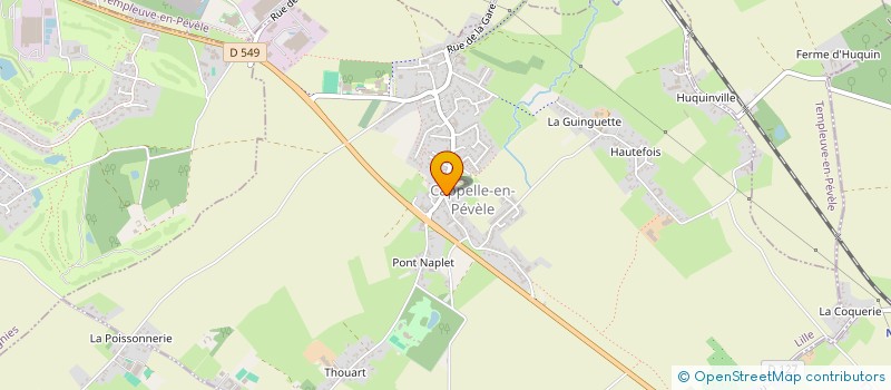 localisation de l'entreprise MONSIEUR YVES DUPUIS à CAPPELLE-EN-PEVELE