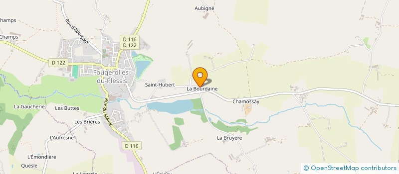 localisation de l'entreprise MONSIEUR YVES DURAND  LANDIVY