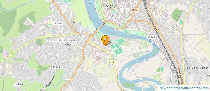 localisation de l'entreprise MONSIEUR YVES DURAND à BELLERIVE-SUR-ALLIER