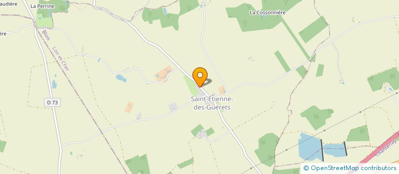 localisation de l'entreprise MONSIEUR YVES DURAND  SAINT ETIENNE DES GUERETS
