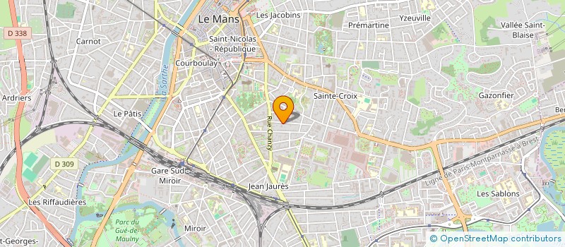 localisation de l'entreprise MONSIEUR YVES DURKEIM à LE MANS
