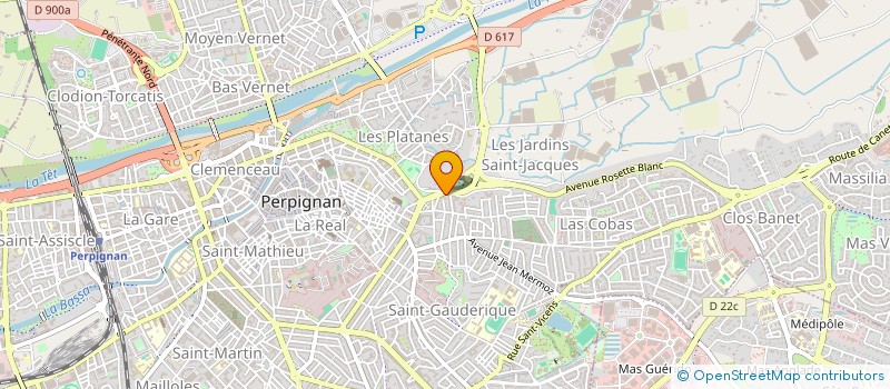 localisation de l'entreprise MONSIEUR YVES ECOLAN  PERPIGNAN